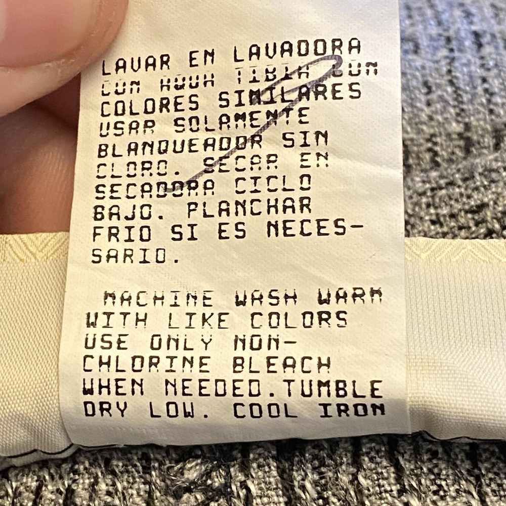 Vintage Kathy Ireland Dress Pants Juniors 9/10 Gray Check Pleated Tapered USA - Picture 16 of 16